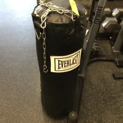 Used Everlast 60 LB HEAVY BAG Boxing Heavy Bag Black 60 lb