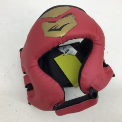 Used Everlast PROSPECT YOUTH 8-12YO HEADGEAR Boxing Headgear Maroon