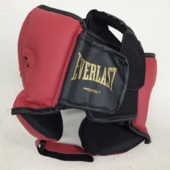 Used Everlast PROSPECT YOUTH 8-12YO HEADGEAR Boxing Headgear Maroon
