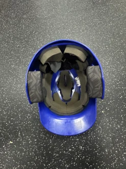 Used Evoshield BASEBALL HELMET Batting Helmet No Mask Royal Blue S/M