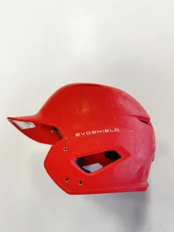 Used Evoshield Batting Helmet No Mask Red M/L