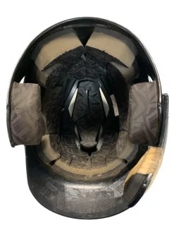 Used Evoshield BLACK HELMET W C FLAP M/L Batting Helmet No Mask Black M/L