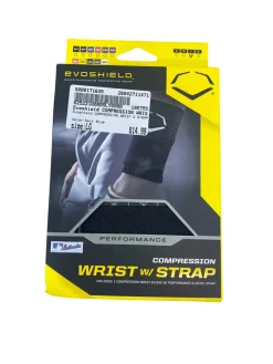 Used Evoshield COMPRESSION WRIST W STRAP FB Gloves Navy Blue LG