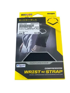 Used Evoshield COMPRESSION WRIST W STRAP FB Gloves Navy Blue SM