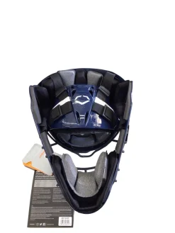 Used Evoshield EVOSHIELD PRO-SRZ CATCHERS HELMET Catchers Helmet w/Mask Navy Blue LG