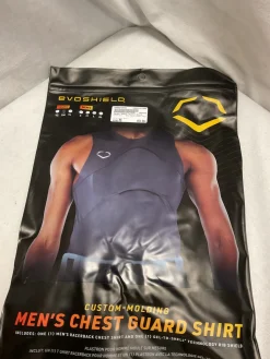 Used Evoshield MENS CHEST GUARD SHRIT Other Clothing Navy Blue MD