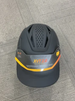 Used Evoshield XVT 2.0 BATTING HELMET Batting Helmet No Mask Black SM