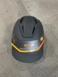 Used Evoshield XVT 2.0 BATTING HELMET Batting Helmet No Mask Black SM