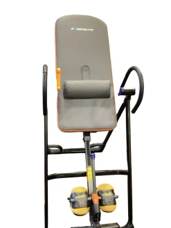 Used Exerpeutic INVERSION TABLE W/ AIR SOFT SURELOCK AND Inversion Table Grey