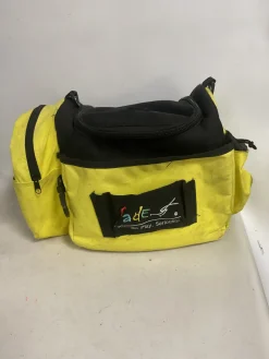 Used Fade GEAR CRUNCH BOX Disc Golf Bag Yellow