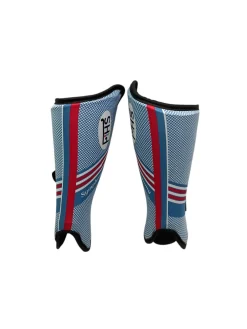 Used FIELD HOCKEY SYMPHONY SHIN GUARDS FH Shin Guards Carolina Blue 10 1/2"