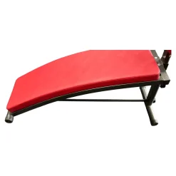 Used FINER FORM ADJ AB BENCH Ab Bench Red