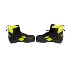 Used Fischer Boys NNN XC Ski Boots Black JR-02