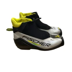 Used Fischer Boys SNS XC Ski Boots Grey JR-01.5