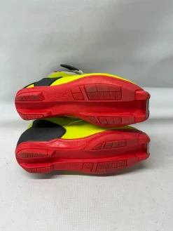 Used Fischer Boys SNS XC Ski Boots Yellow JR-02