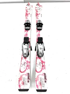 Used Fischer JOY Girls DH Ski/Binding White 110 cm
