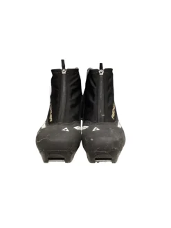 Used Fischer Mens NNN XC Ski Boots Black M 07-07.5 / W 08-08.5