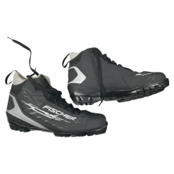 Used Fischer Mens NNN XC Ski Boots Black M 10.5