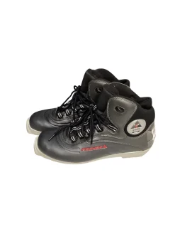 Used Fischer Mens SNS XC Ski Boots Black M 10 / W 10.5-11