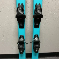 Used Fischer RANGER Boys DH Ski/Binding Teal 140 cm