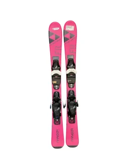 Used Fischer RANGER 90CM Girls DH Ski/Binding Pink 90 cm