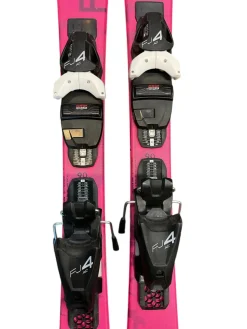 Used Fischer RANGER 90CM Girls DH Ski/Binding Pink 90 cm