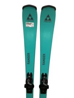 Used Fischer RANGER JR Girls DH Ski/Binding Teal 130 cm