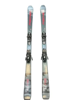 Used Fischer RC FIRE 165CM Mens DH Ski/Binding Grey 165 cm