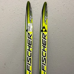 Used Fischer RCS SPRINT CROWN Boys XC Ski/Binding Yellow 140 cm