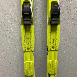 Used Fischer RCS SPRINT CROWN Boys XC Ski/Binding Yellow 140 cm