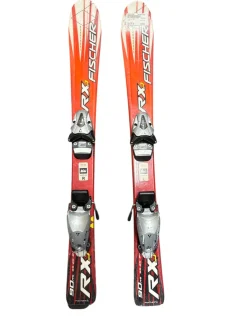 Used Fischer RXJ Boys Skis Only Black 90 cm