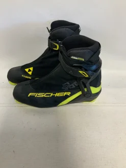 Used Fischer SKATE RC3 Mens NNN XC Ski Boots Black M 10.5