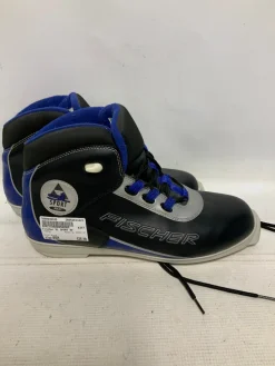Used Fischer SL SPORT RF Mens SNS XC Ski Boots Black M 10.5