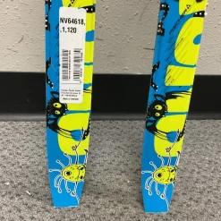 Used Fischer SNOWSTAR TWINSKIN Boys XC Ski/Binding Royal Blue 120 cm