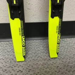 Used Fischer SPRINT CROWN Boys XC Ski/Binding Optic Yellow 100 cm