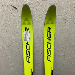 Used Fischer SPRINT CROWN Boys XC Ski/Binding Optic Yellow 100 cm