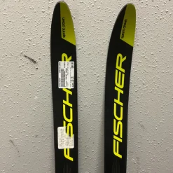 Used Fischer SPRINT CROWN Boys XC Ski/Binding Black And Optic Yellow 110 cm