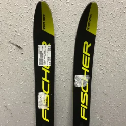 Used Fischer SPRINT CROWN Boys XC Ski/Binding Black And Optic Yellow 110 cm