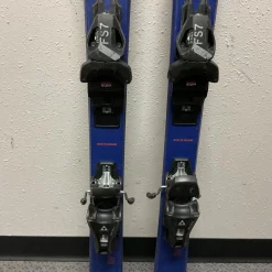 Used Fischer THE CURV Boys DH Ski/Binding Navy Blue 130 cm