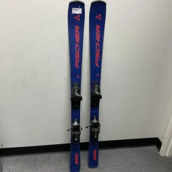 Used Fischer THE CURV Boys DH Ski/Binding Navy Blue 130 cm