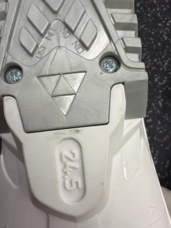 Used Fischer VACUUM Womens DH Ski Boot White 245 MP - M06.5 - W07.5