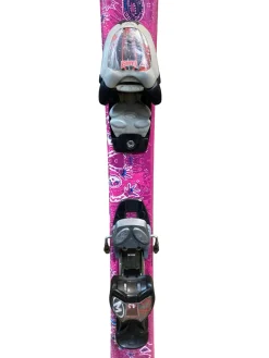 Used Fischer VISION JOY Girls DH Ski/Binding Pink 105 cm