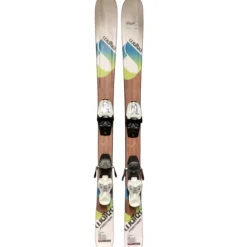 Used Fischer WATEA Girls DH Ski/Binding Brown 110 cm