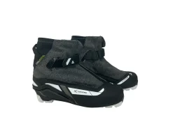 Used Fischer Womens NNN XC Ski Boots Black W 06 / JR 04-04.5