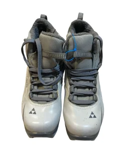 Used Fischer Womens NNN XC Ski Boots Grey M 07-07.5 / W 08-08.5