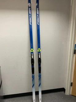 Used Fischer XC SUMMIT CROWN Mens XC Ski/Binding Royal Blue 204 cm