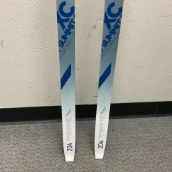 Used Fischer XC SUMMIT CROWN Mens XC Ski/Binding Royal Blue 204 cm