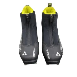 Used Fischer XJ SPRINT Mens NNN XC Ski Boots Black W 05-05.5 / JR 03.5-04
