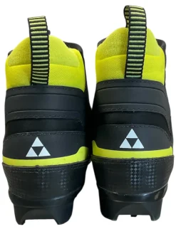Used Fischer XJ SPRINT Mens NNN XC Ski Boots Black M 07-07.5 / W 08-08.5