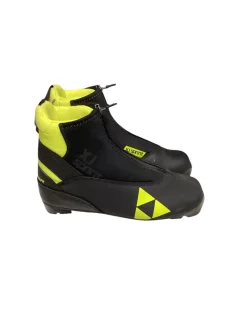 Used Fisher Boys NNN XC Ski Boots Black W 07-07.5 / JR 05.5-06